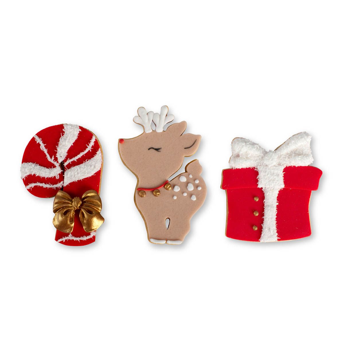 ‘Rudolph’ Christmas cookie trio
