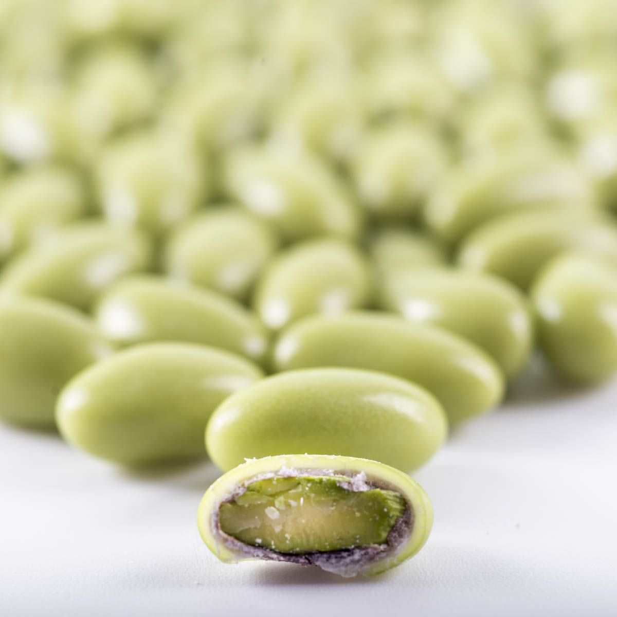 Pistachio dragées