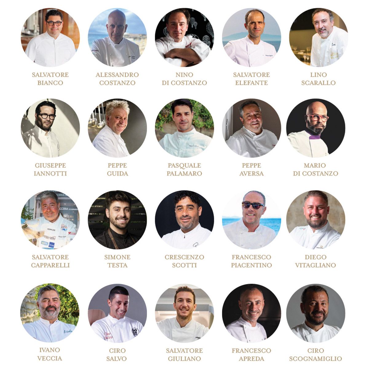 I migliori Chef partenopei