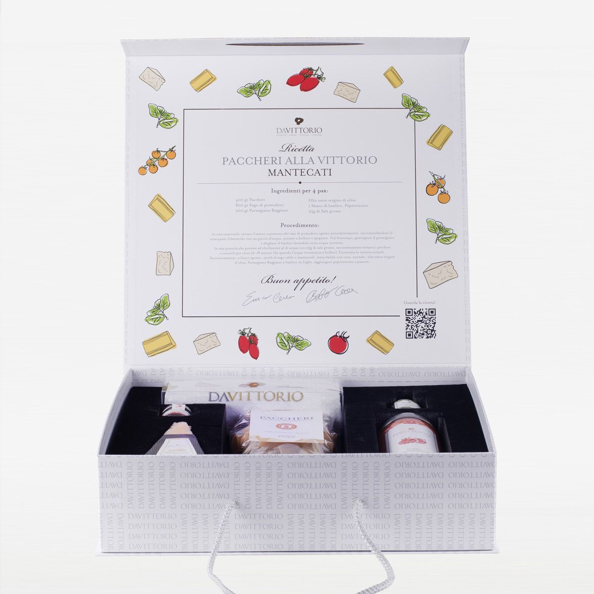 ‘Paccheri alla Vittorio’- Gift box with recipe (Teff wheat flour - Gluten free)