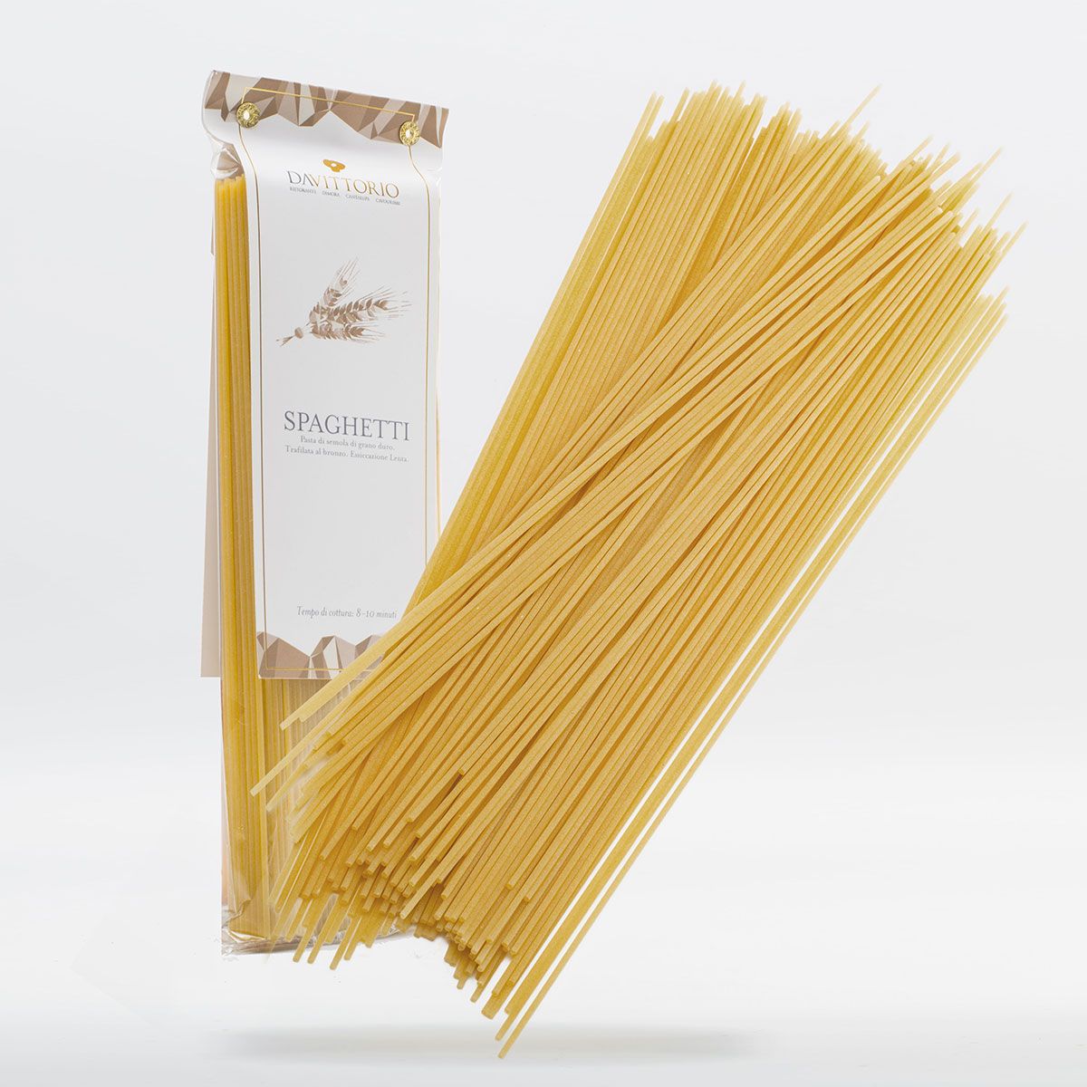 Bronze-drawn spaghetti