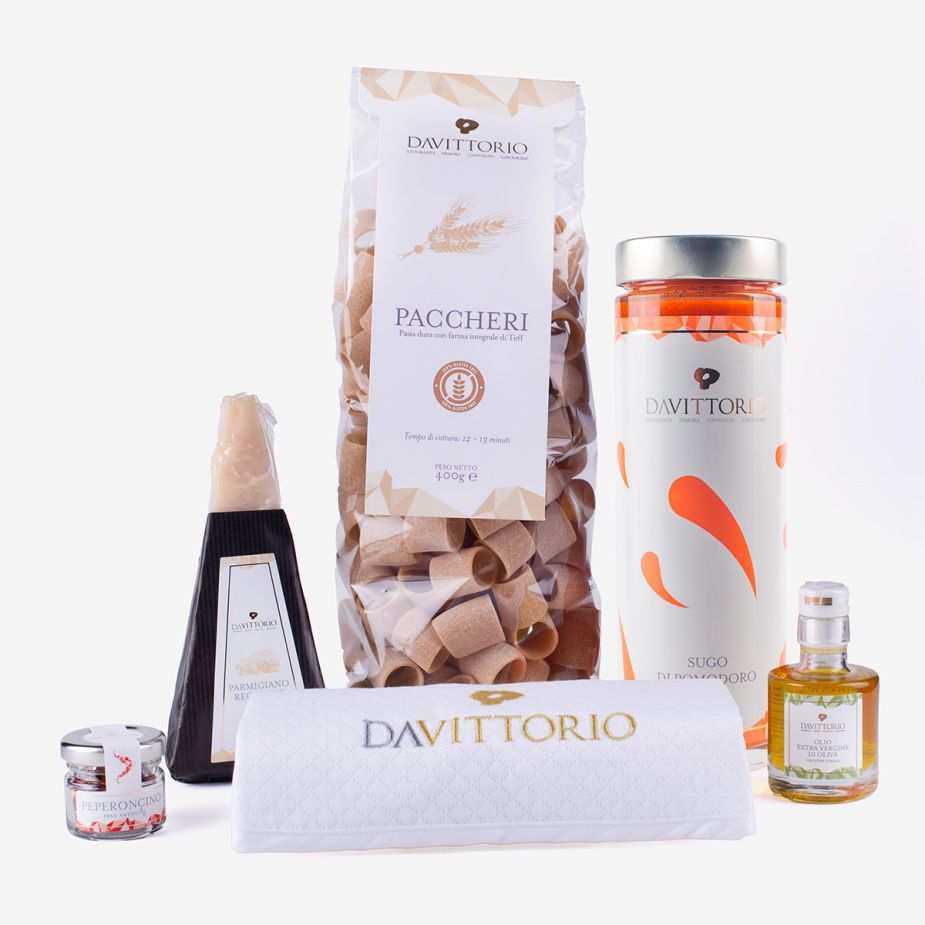 Confezione “Ricetta Paccheri alla Vittorio” (Pacchero al Teff - Gluten Free)