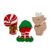 ‘Buddy’ Christmas cookie trio