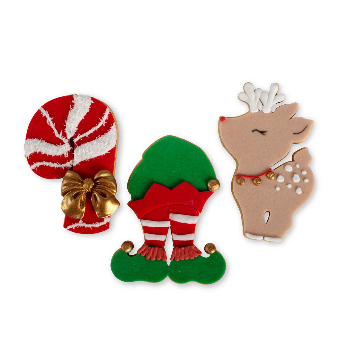 ‘Buddy’ Christmas cookie trio