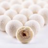 Coconut-white chocolate dragées
